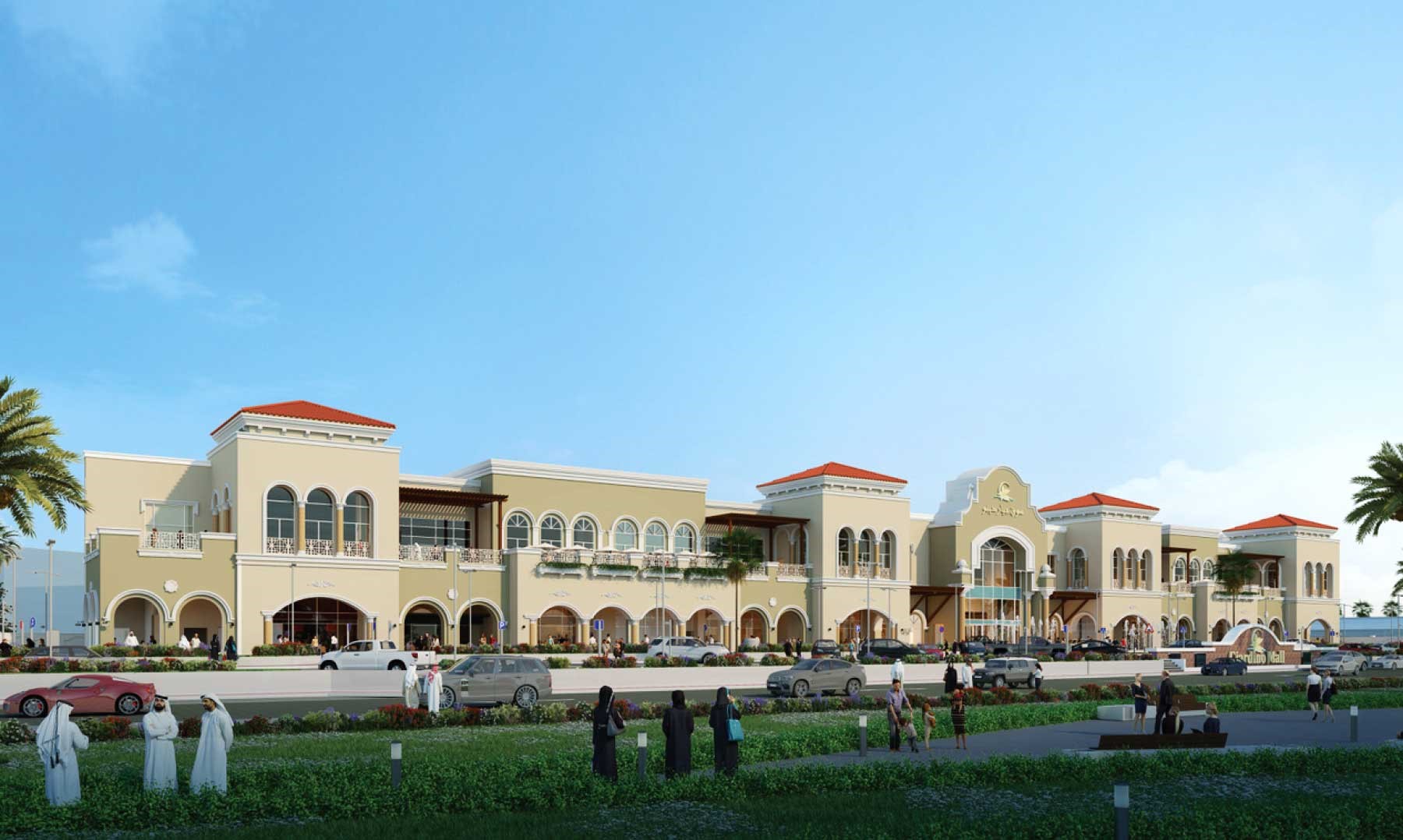 Giardino Mall in Qatar - one of Lawton Tube's copper pipe projects